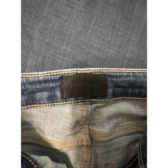 NWOT Buckle Black Ankle Skinny Distressed Jeans Women's Size 25 - Picture 2 of 4